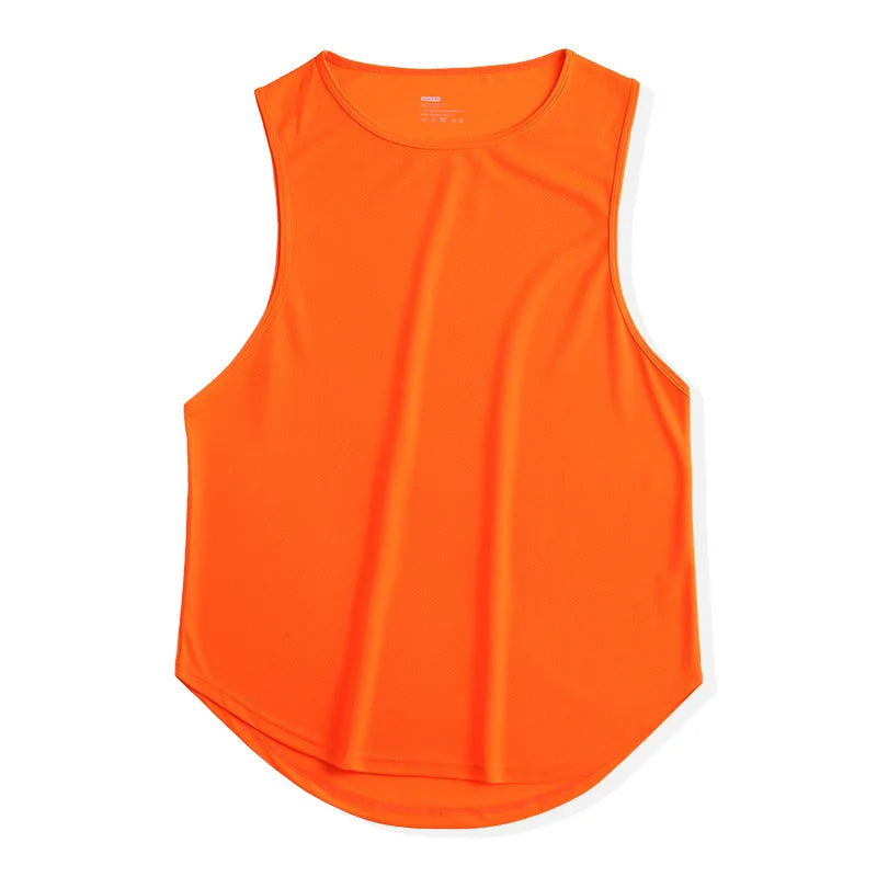 Men's Summer Tank Top Fitness Training Gym Tank Men Quick-drying Mesh Breathable Basketball Vest Fashion Sleeveless Shirt Men