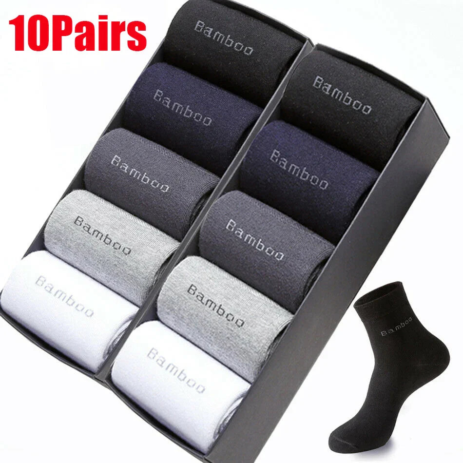 Bamboo Performance Men's Crew Socks