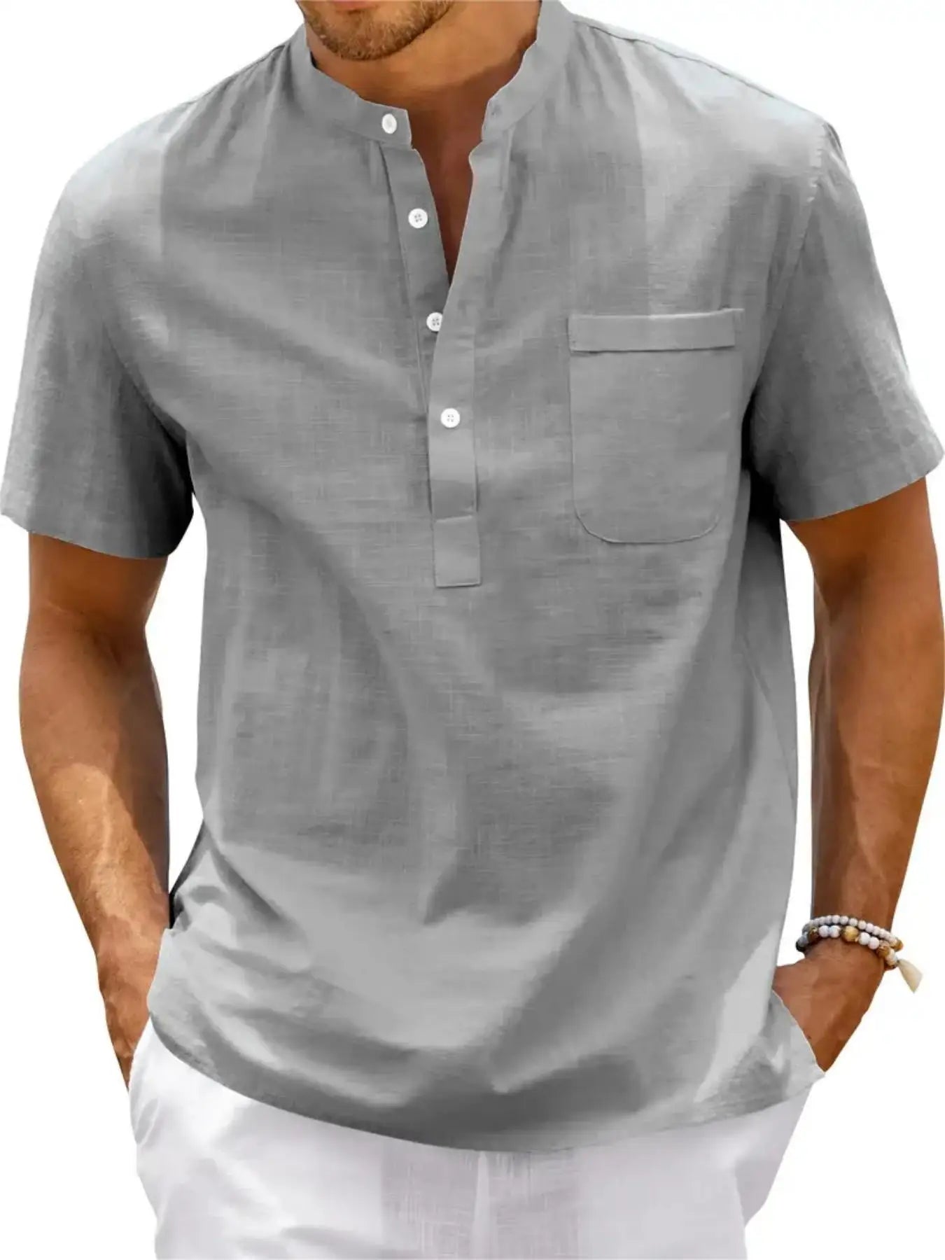 Linen Pocket Summer Shirt