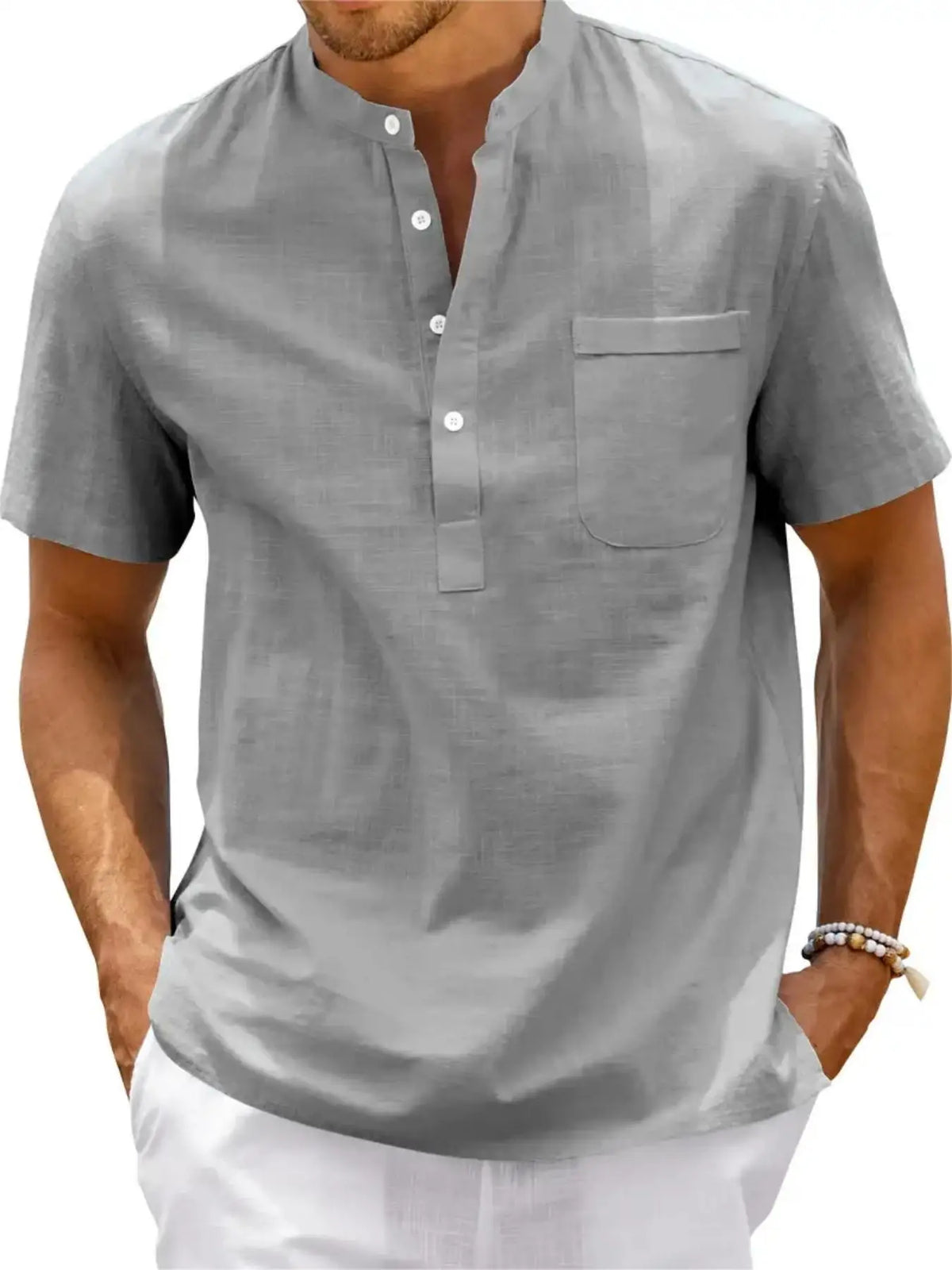 Linen Pocket Summer Shirt