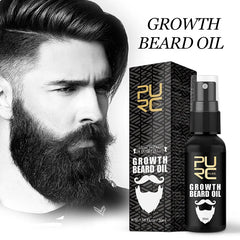 30ml Natural Beard Care Serum for Men, Hydrates Repairs Beard Roots Styling Care Nourishing Soft Shine Beard & Moustache Spray