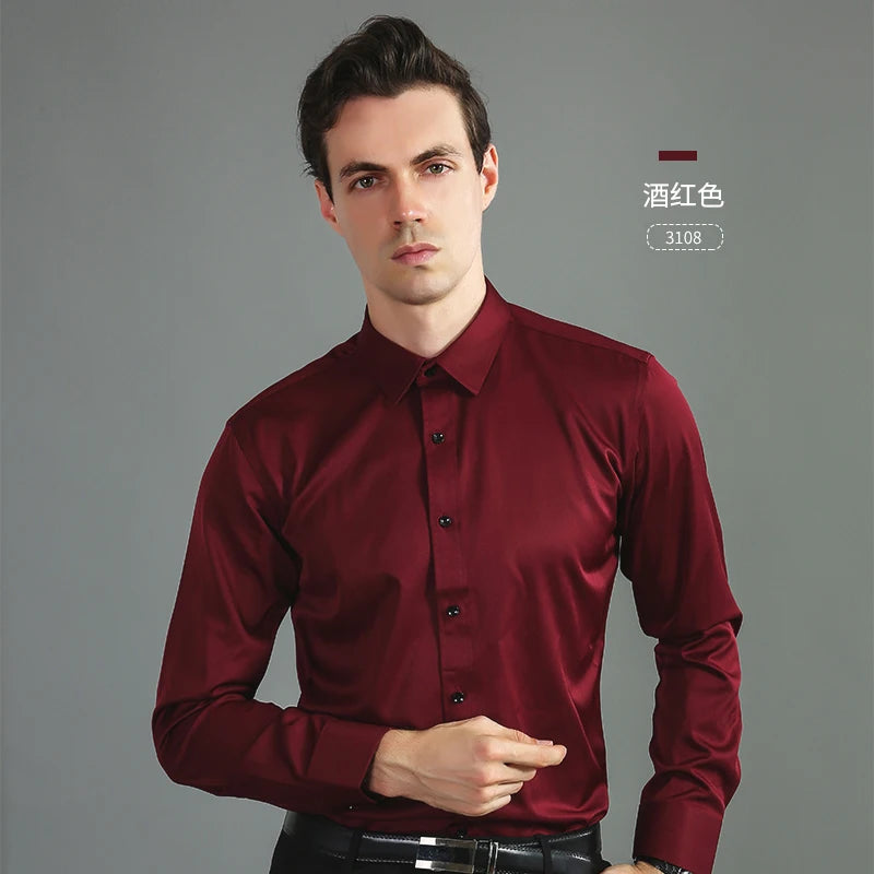 Slim Social Business Shirt Men