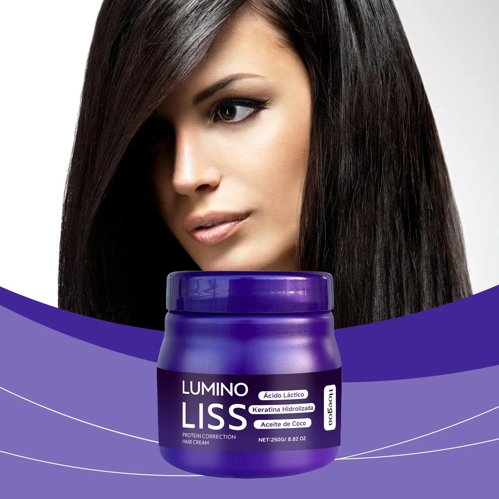 Keratin Hair Straightening Cream Reduce Dry Frizzy Damaged Hair Care Restore Soft Smooth Shiny Moisturizing Hair Conditioner