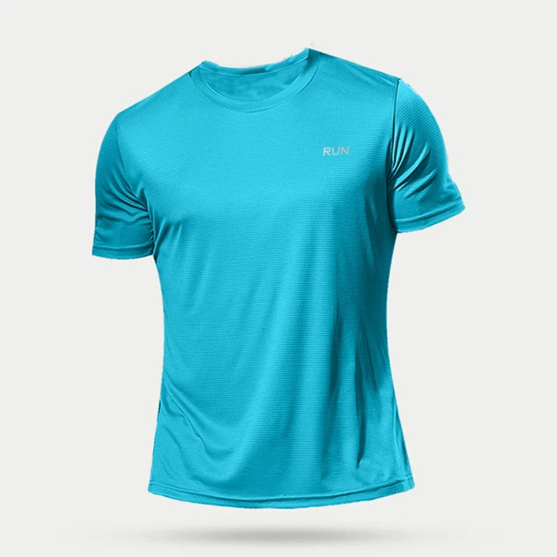 Men Short Sleeve Gym t-Shirts Oversized t-Shirt Tees For Men Football t Shirt Jersey Summer Quick Dry Soccer Top Man Clothing