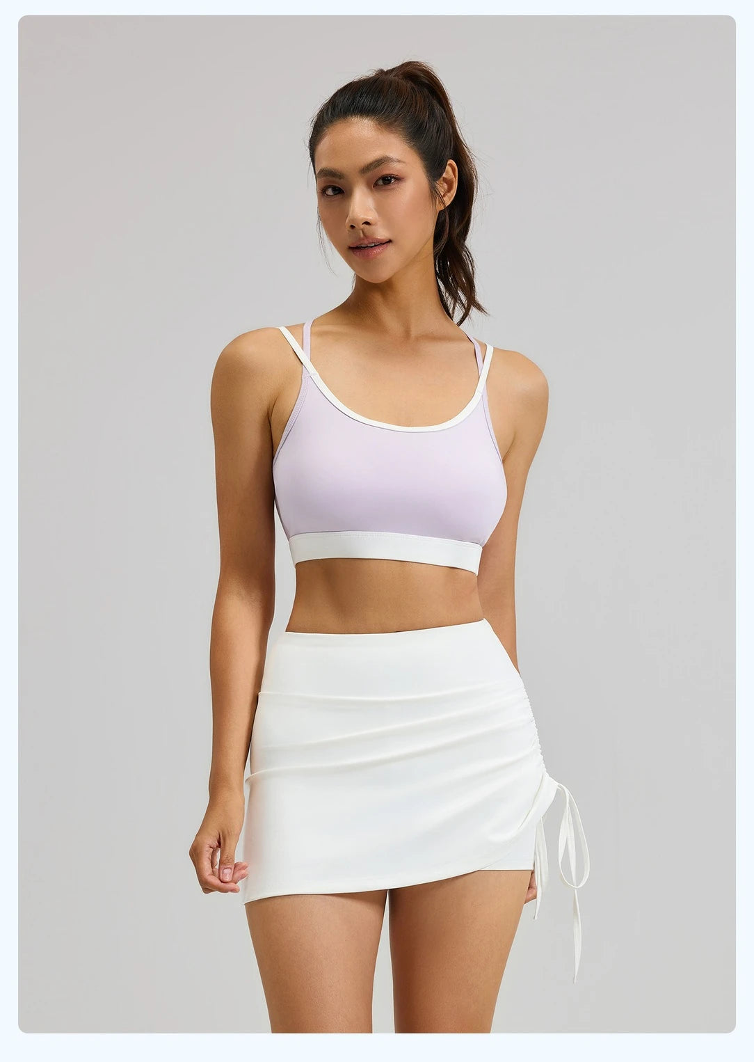 High Elastic Sports Skirt Shorts
