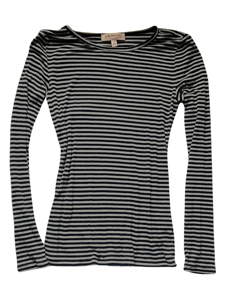 Striped Slim Long Sleeve Tee