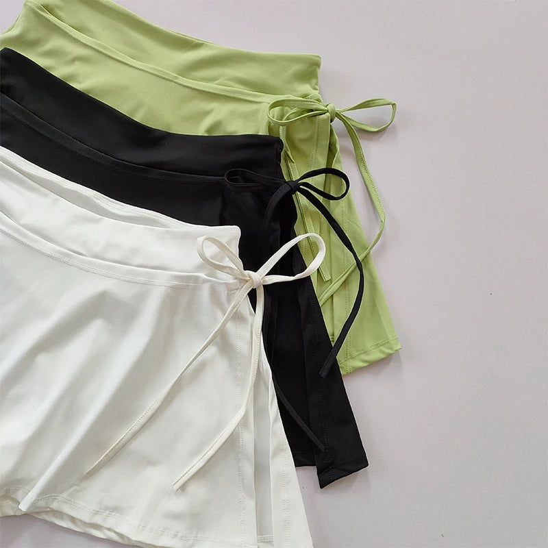 Sport Yoga Tennis Skirt Shorts