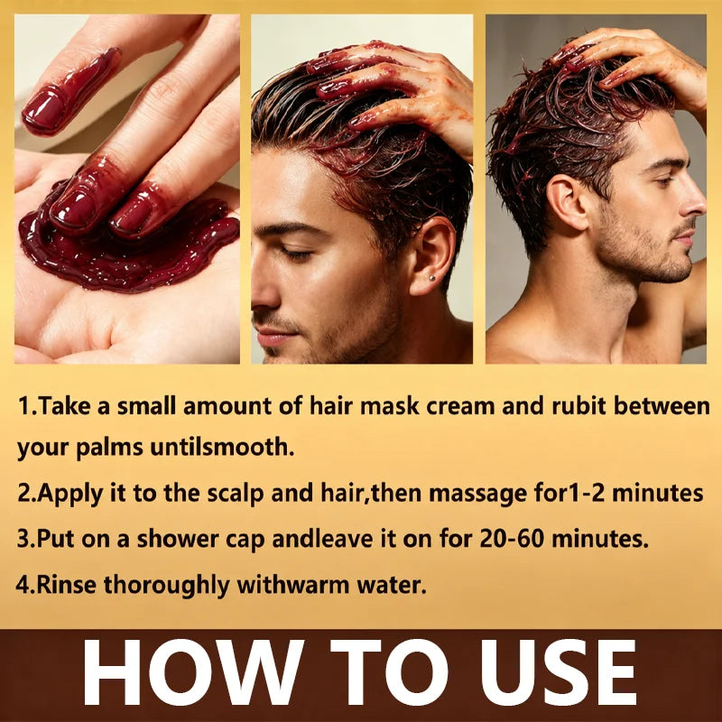 120g Men Retro Hair Pomade Strong Hold High Shine Non Greasy Long Lasting Styling Wax For Slick Back Gentleman Hairstyle
