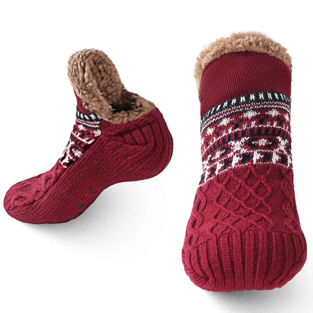 Winter Fuzzy Non-Slip Slipper Socks