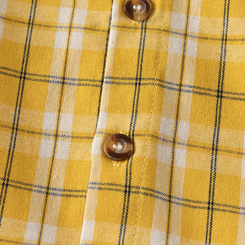 Classic Baby Plaid Cotton Shirt