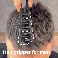 Men's Styling Comb, Made of Plastic, Suitable for Daily Commuting, Business Trips, Travel, Office, and Dormitory Use. Portable, Compact, Easy to Store. Helps Create Volume at the Top of the Hair, Tidy up Stray Hair, Create Te