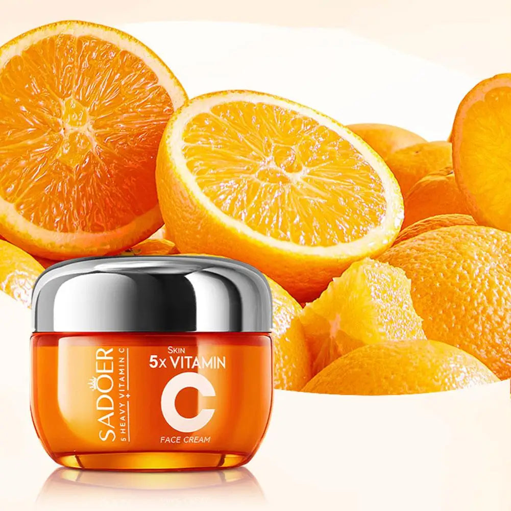 Vitamin C Skincare Travel Skincare Toner+ Serum+Face Cream Moisturizing Brightening Hydrating Facial Serum Face Care Set