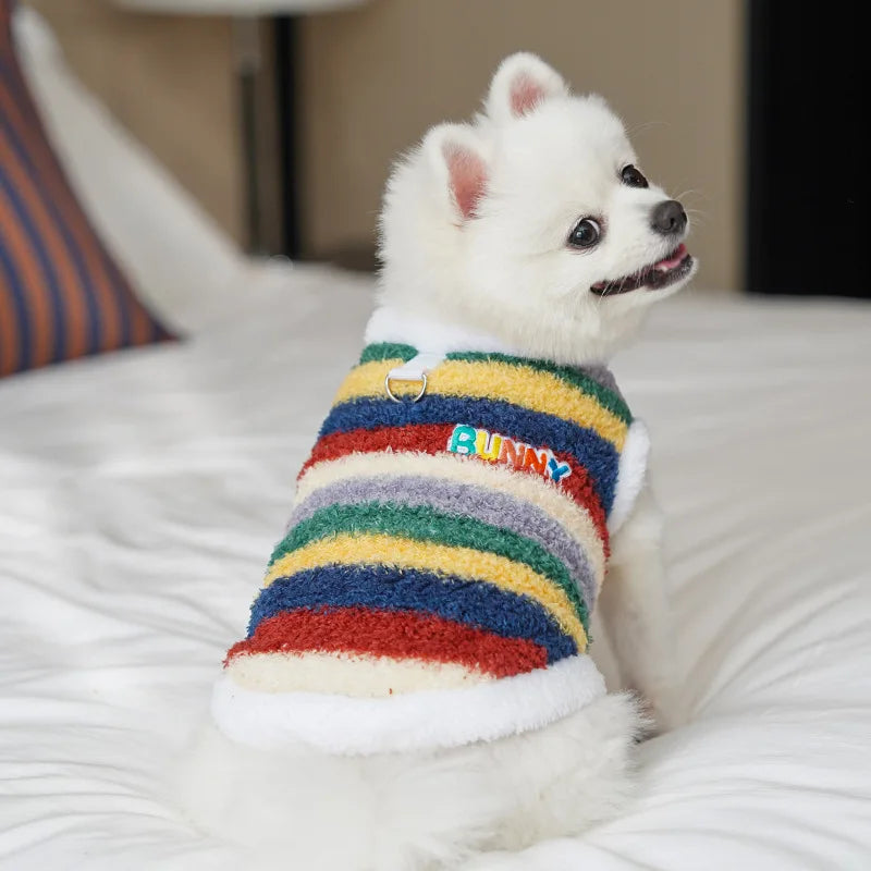 Pet Dog Clothes Soft Warm Fleece Dogs Jumpsuits Pet Clothing for Small Dogs Puppy Cats Clothes Chihuahua Yorkshire Costume Coat