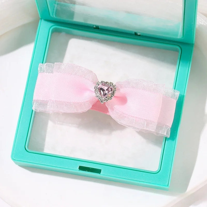 Pet Hairpin Original Pink Pet Accessories Headdress Yorkshire Hairpin Marzis Hair Accessories Dog Accessories