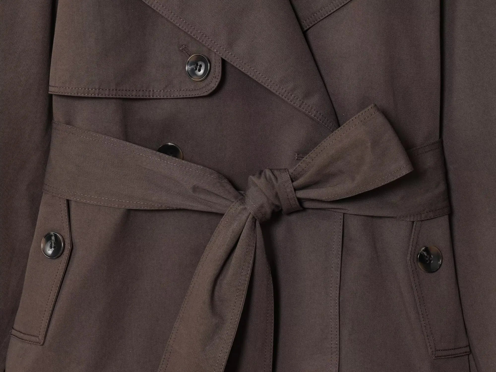Women's Jackets Autumn 2026 New Fashion Short Trench Coats Chic Lapel Loose Elegant Women long-sleeved Warm Autumn Street Jacket