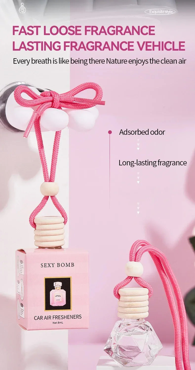 Perfume Bottle Car Perfume, Long-term Car Air Freshener, Car Perfume Used for Car Interior Accessories, Keep Charming and Fresh