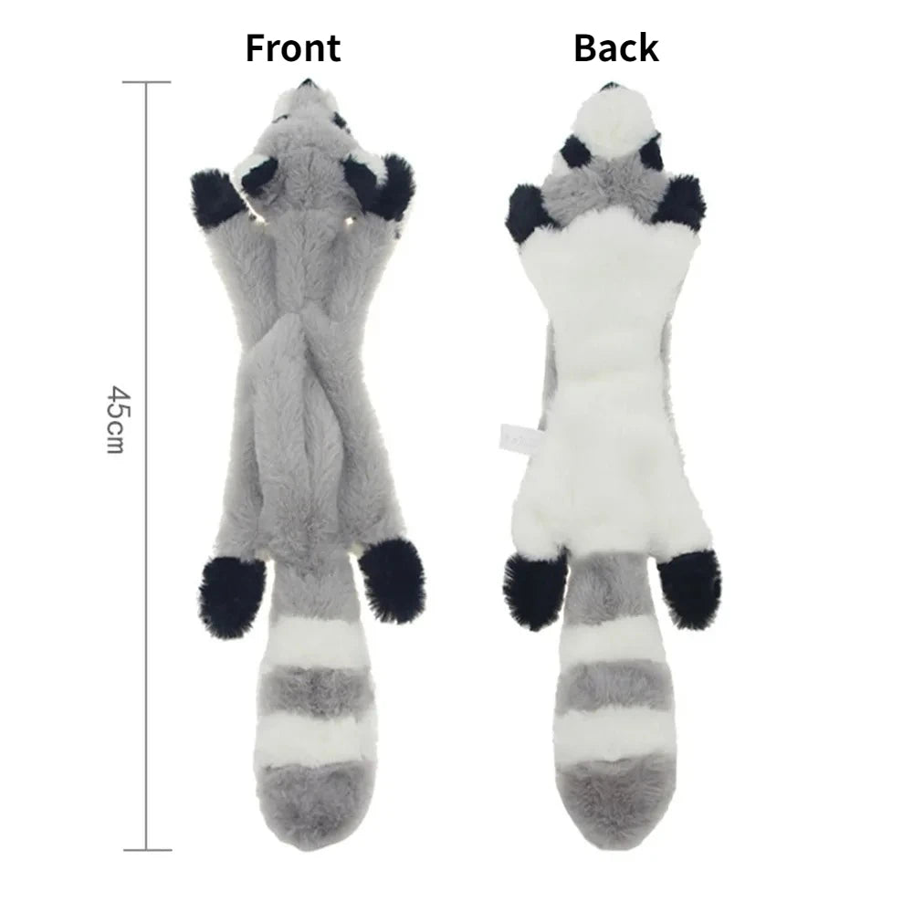 Stuffingless Crinkle Squeaker Dog Toy