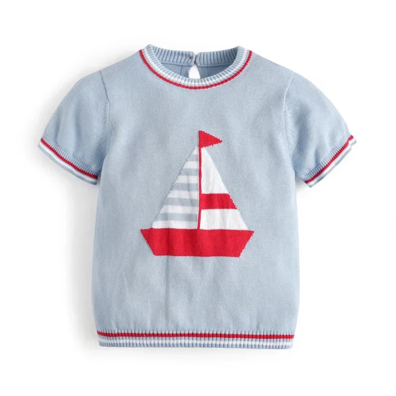 Knitted Summer Baby Boy Set