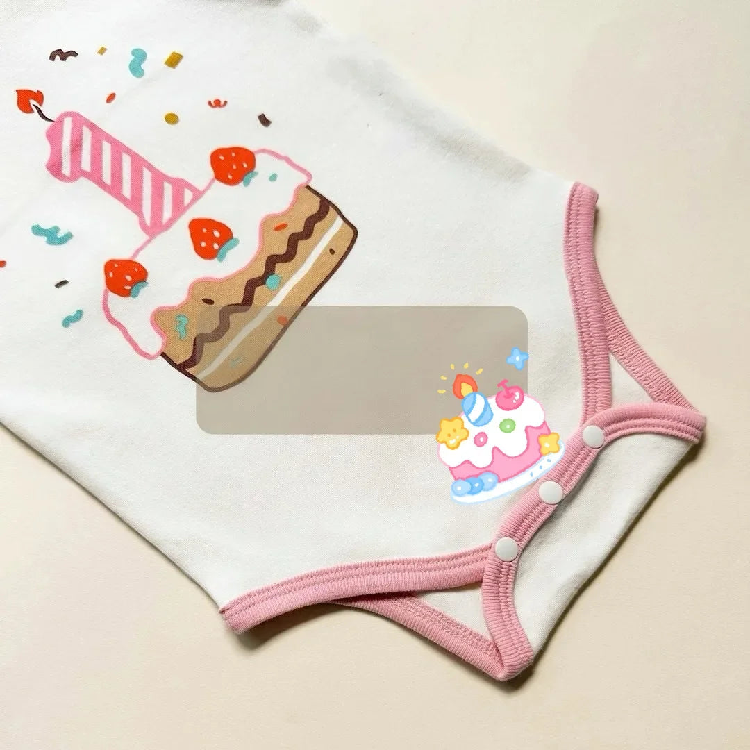 Cute Birthday Baby Cotton Bodysuit