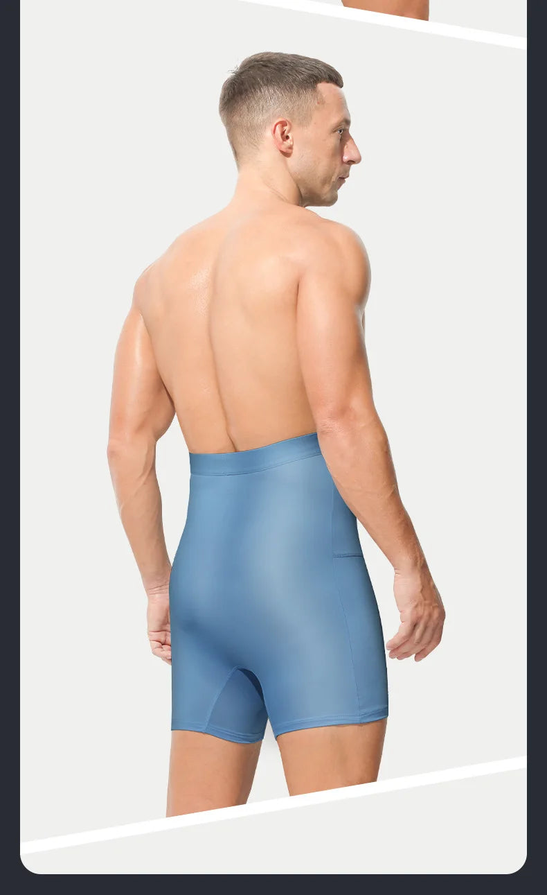 High Waist Sports Boxer Shorts