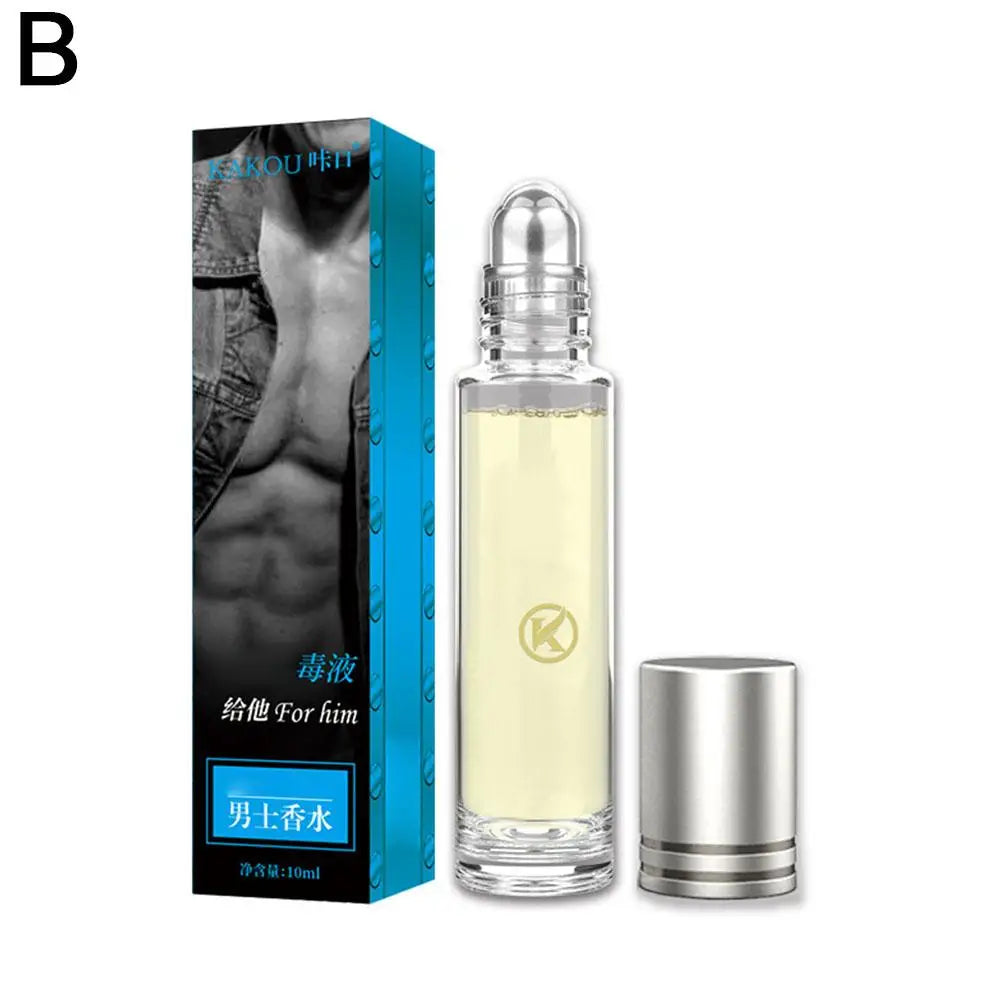 10ml Pheromone Temptation Lasting Dating Ball Body Parfum Mini Portable Unisex Roll On Eau De Toilette Fresh Natural Fragrance