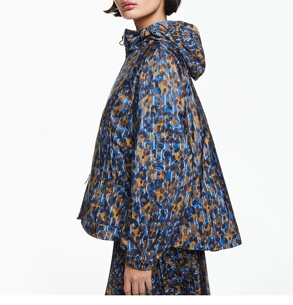 Elegant Hooded Casual Autumn Coat