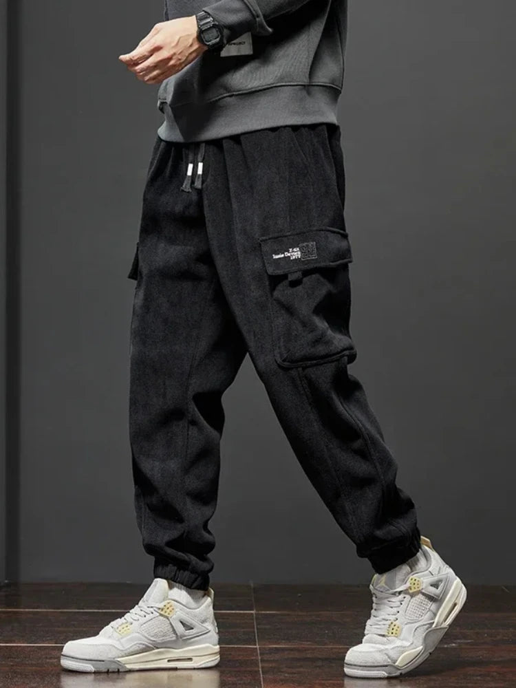 Elastic Waist Casual Jogger Pants