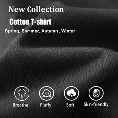 Breathable Cotton Sport Tee Men