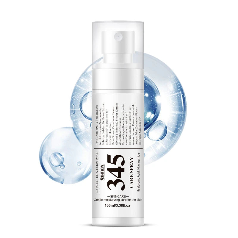 345 Skincare Set With Eye Cream Moisturizing Cream Relief Spray Hydrating Soothing Brightening For All Skin Types Sensitive Skin