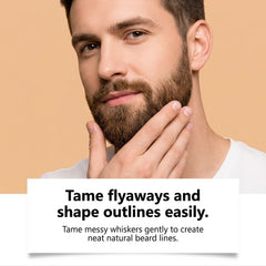 Beard care cream is gentle, smooth, refreshing, fragrant, caring for rough and hard whiskers, soft and sticky, easy to spread cr