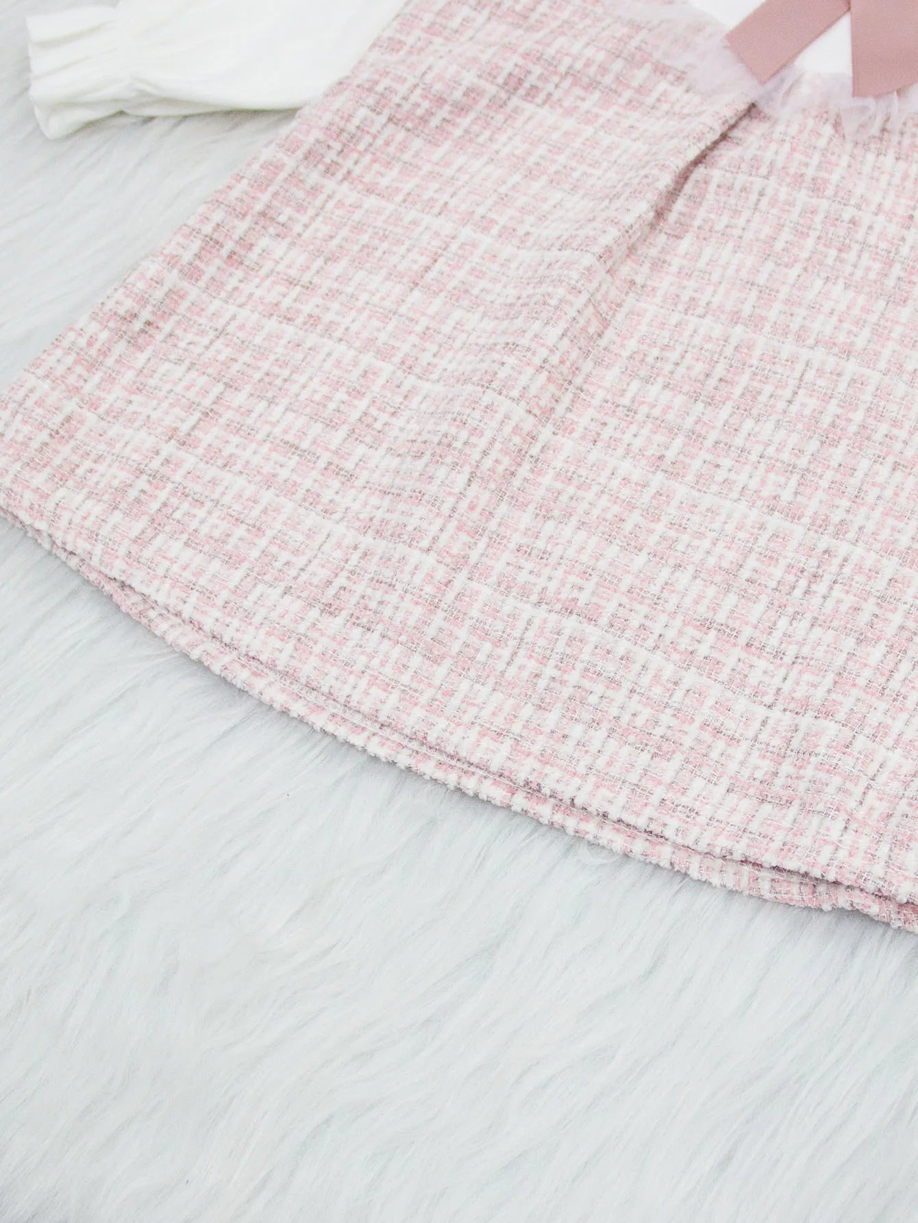 Cute Bow Plaid Baby Dress