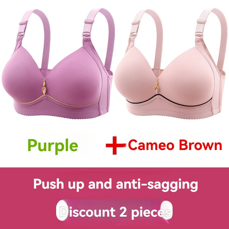 Teenage Girls Sports Bras Without Underwire  Comfortable  Breathable  With Non-magnetic Thin Cups  Suitable For All Seasons