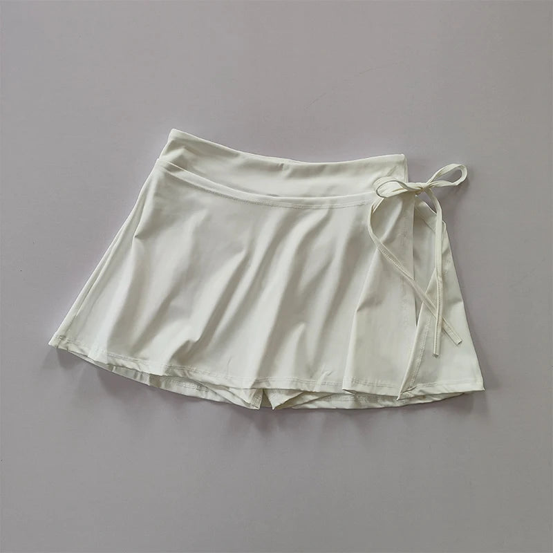 Sport Yoga Tennis Skirt Shorts