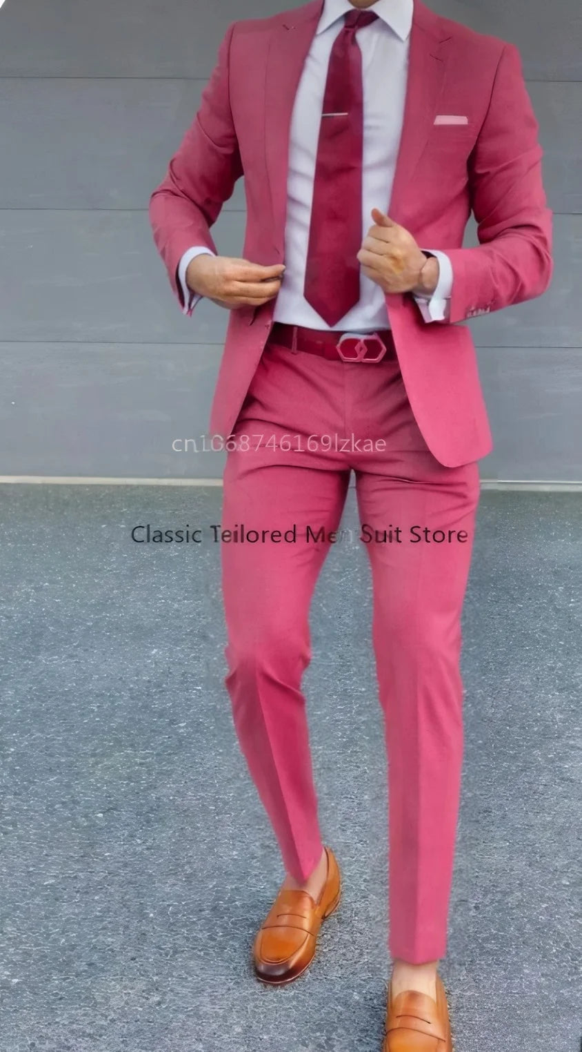 Slim Formal Two Piece Suit