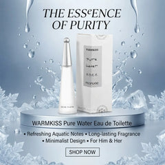 50ml Pure Water Perfume Long Lasting Clean Fresh Neutral Light Scent Matte Teardrop Bottle Daily Office Fragrance For Men Women