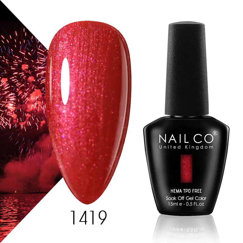NAILCO 15ml Nail Gel Polish Semi Permanent UV Varnish Nails Art Gel Vernis Manicure TOP BASE Nails Products Supplies Equipment