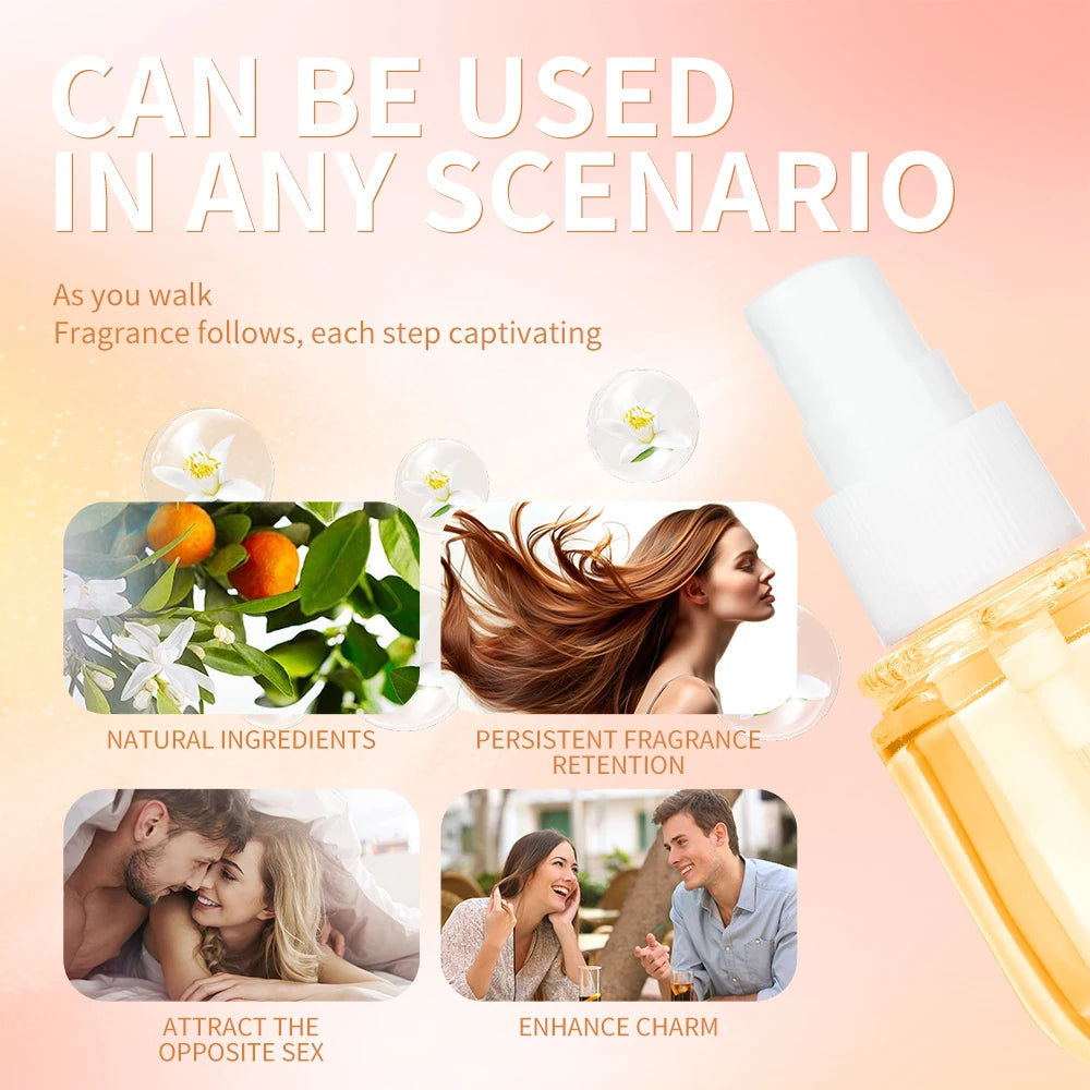 Hair Repair Perfume Hair Care Essential Oil: Deep Cleansing, Deep Care Hair Perfume Long-lasting Natural Fragrance Hair Spray.