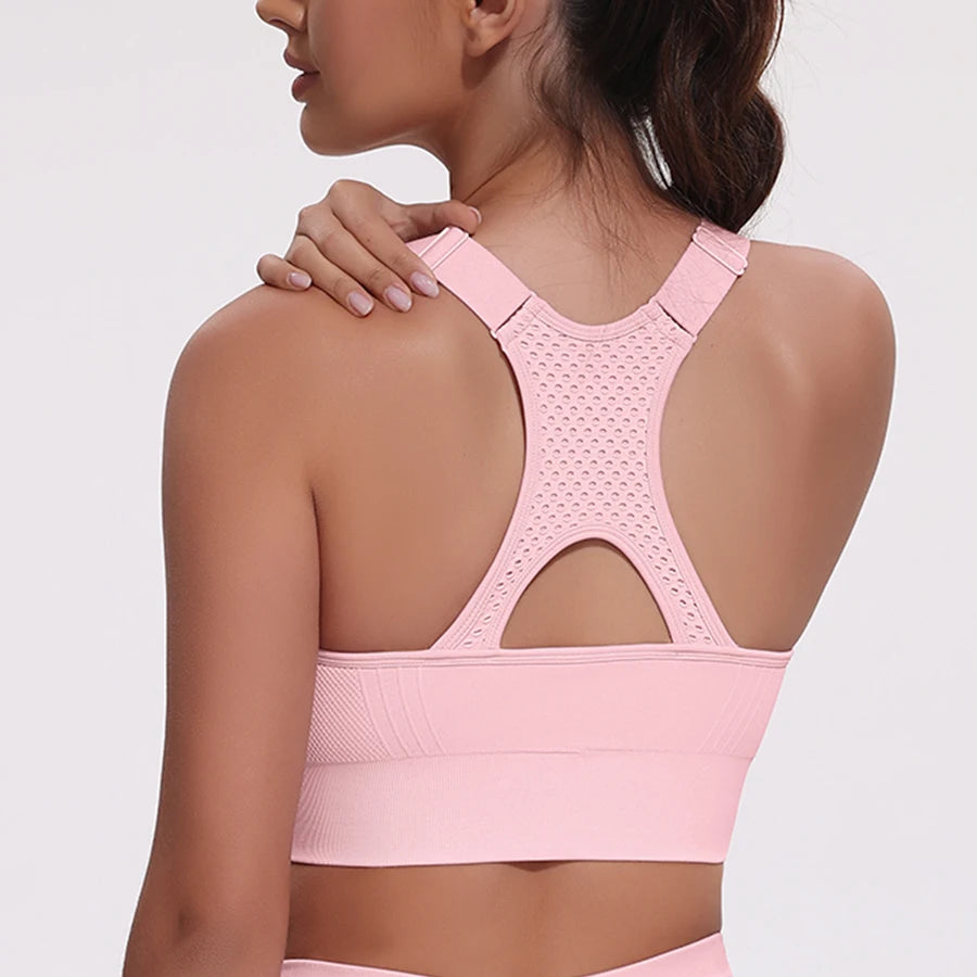 Hollow Out Beautiful Back Yoga Bra