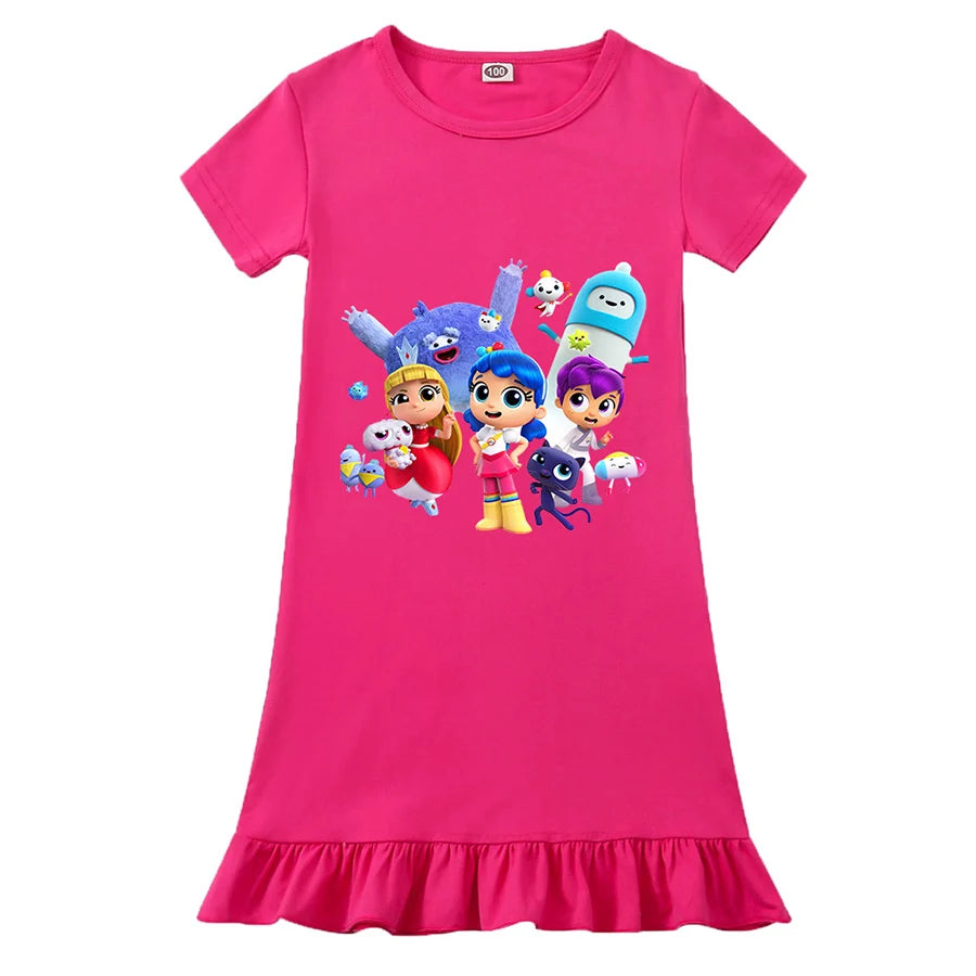Rainbow Princess Cute Girls Dress
