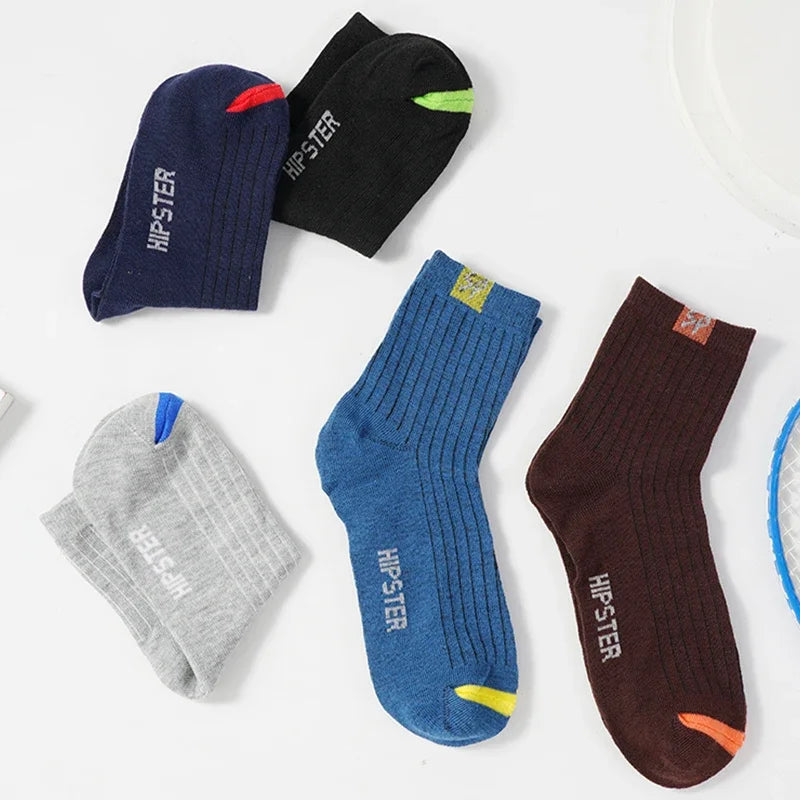 Men’s Breathable Crew Socks (3 Pairs)