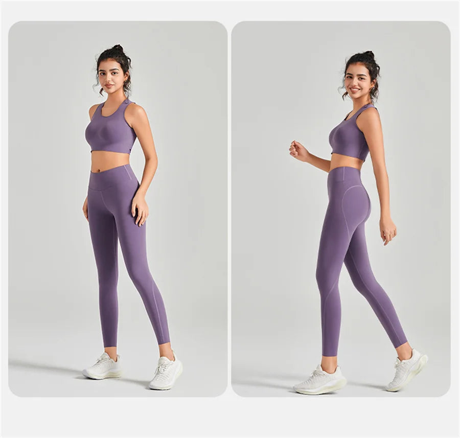Summer Yoga Leggings For Women High Waist Breathable Quick Drying Pilates Running Jogging Fitness Girls Long Pants Gym Workout