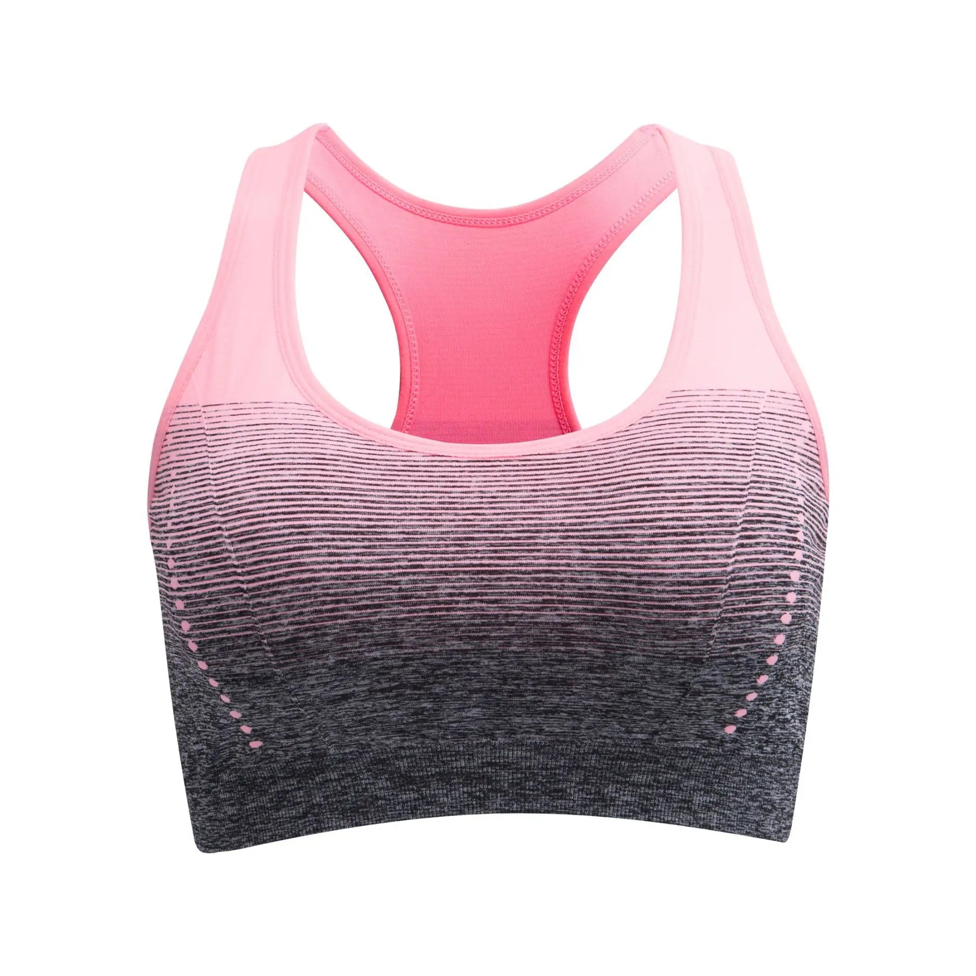 Sports Bra High Stretch Breathable Tops Fitness Women Padded for Running Yoga Gym Crop Bra Gradient Sports Bra for Workout Tops