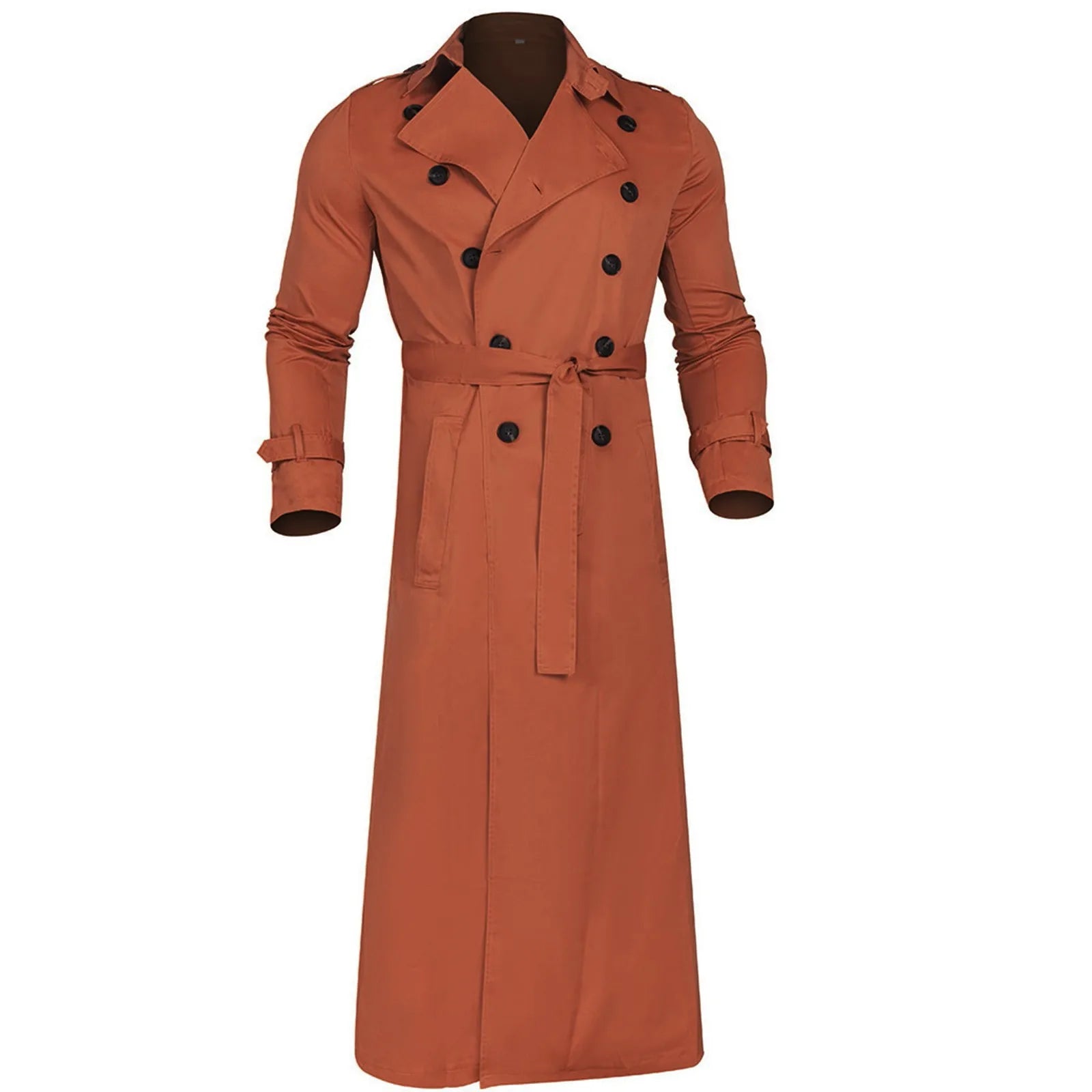 Full Length Single Breasted Trench