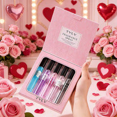 Women’s Luxury Long Lasting Fragrance Set Collection with Floral Fruity Vanilla Sweet Scent Valentine's Day Gifts