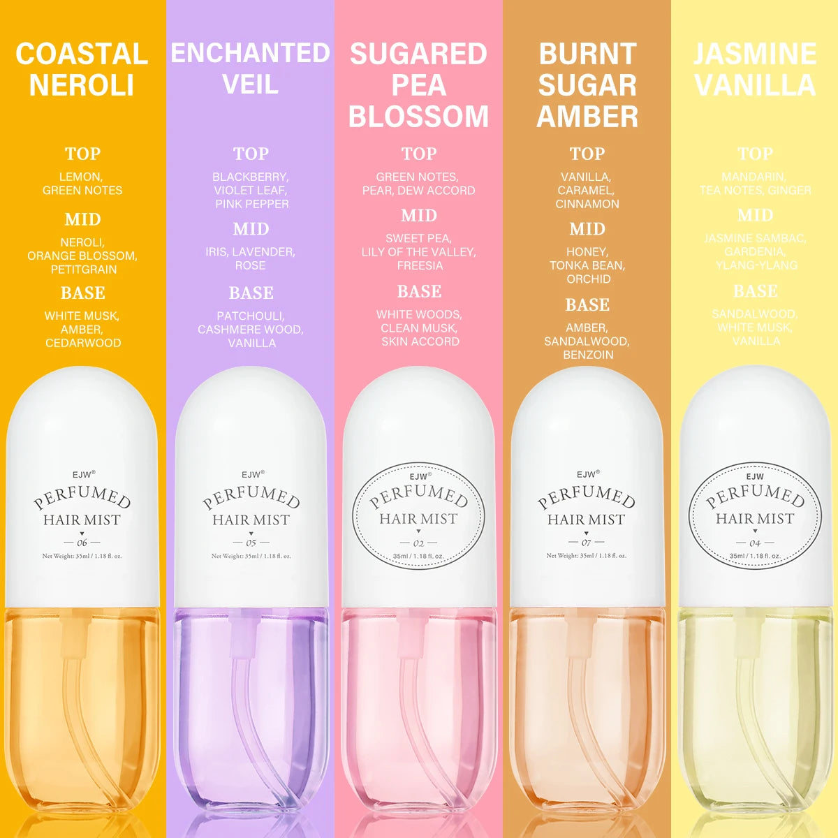 Hair Repair Perfume Hair Care Essential Oil: Deep Cleansing, Deep Care Hair Perfume Long-lasting Natural Fragrance Hair Spray.