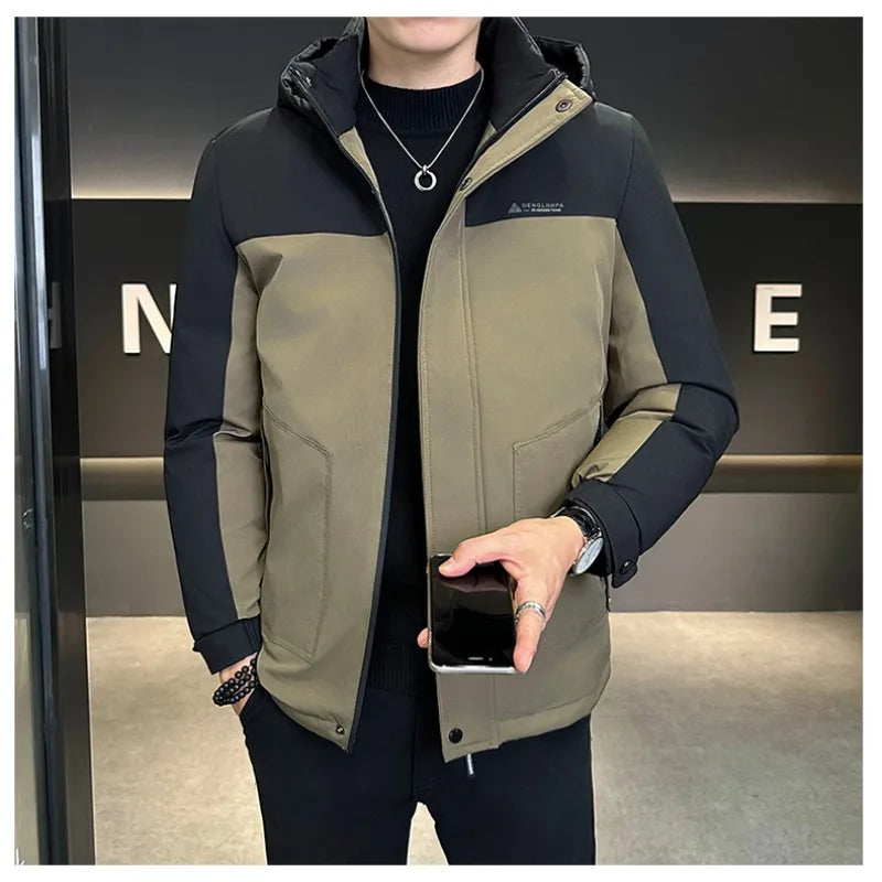 Windproof Winter Down Men Jacket