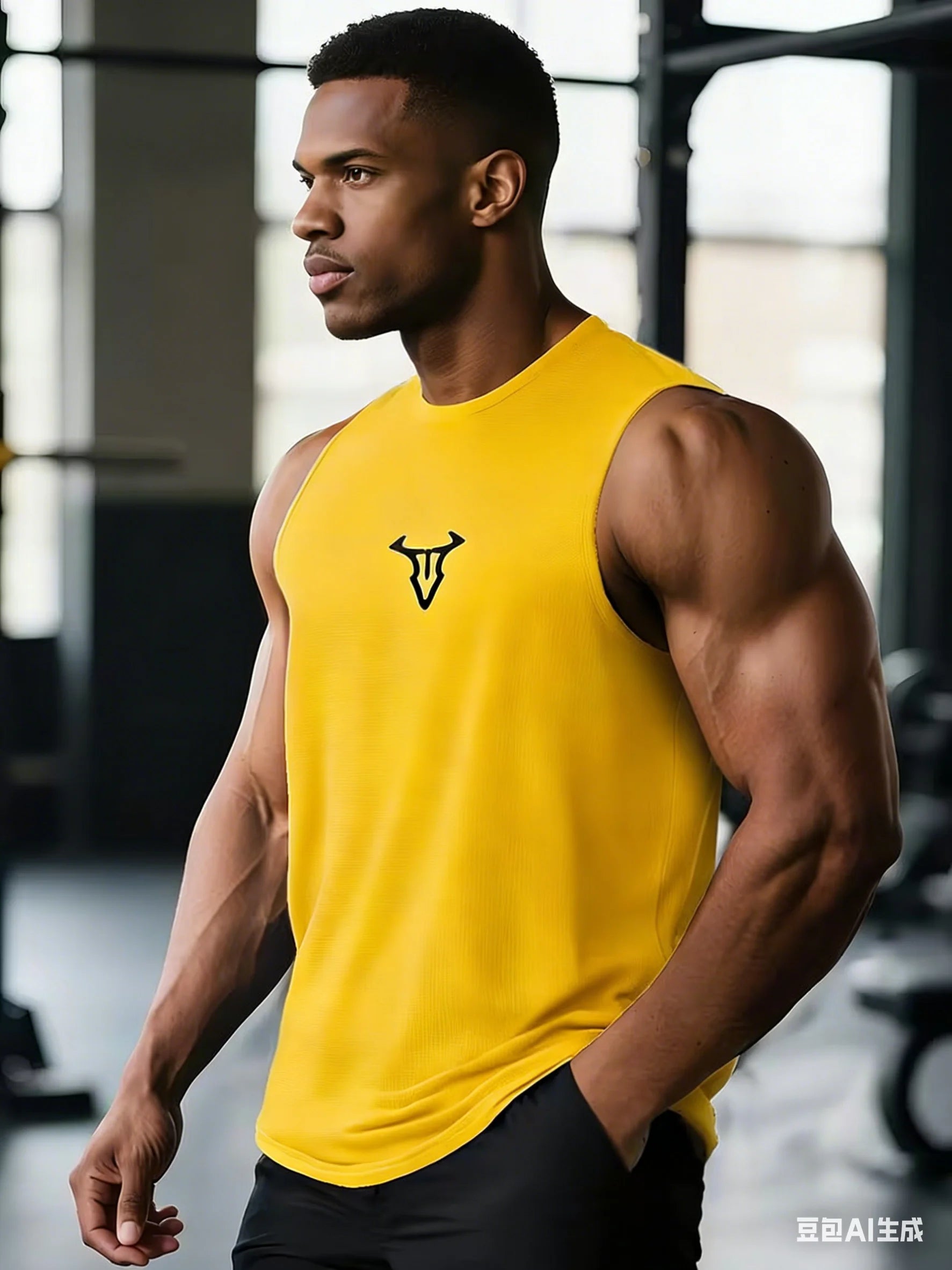 Gym Bodybuilding Workout Muscle Tank Top Summer Cool Quick-Dry Breathable Sleeveless T-Shirts Men Fitness Running Sport Singlets