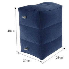 Kids Flight Sleeping Footrest Pillow Resting Pillow On Airplane Car Bus Pillow Inflatable Travel Foot Rest Pillow Foot Pad