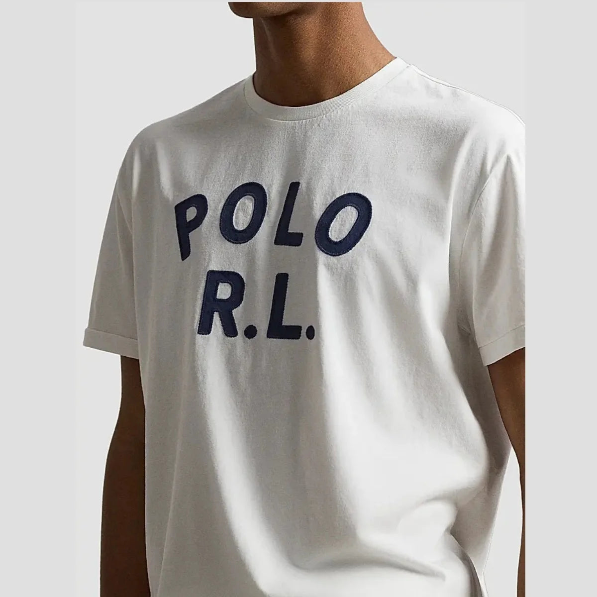 Polo Classic-Fit Logo Cotton T-Shirt Graphic Printing High-end Luxury Unisex Style Both of Men and Women
