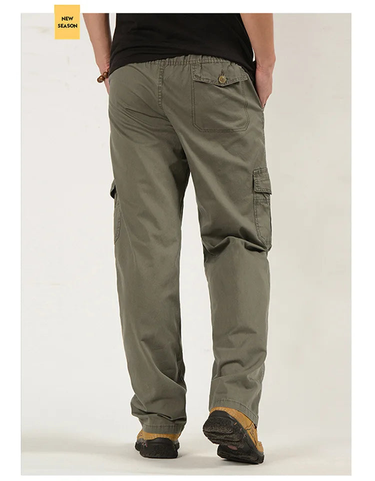 Multi Pocket Casual Cotton Overalls